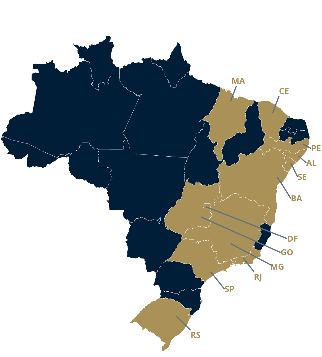 Mapa de localização