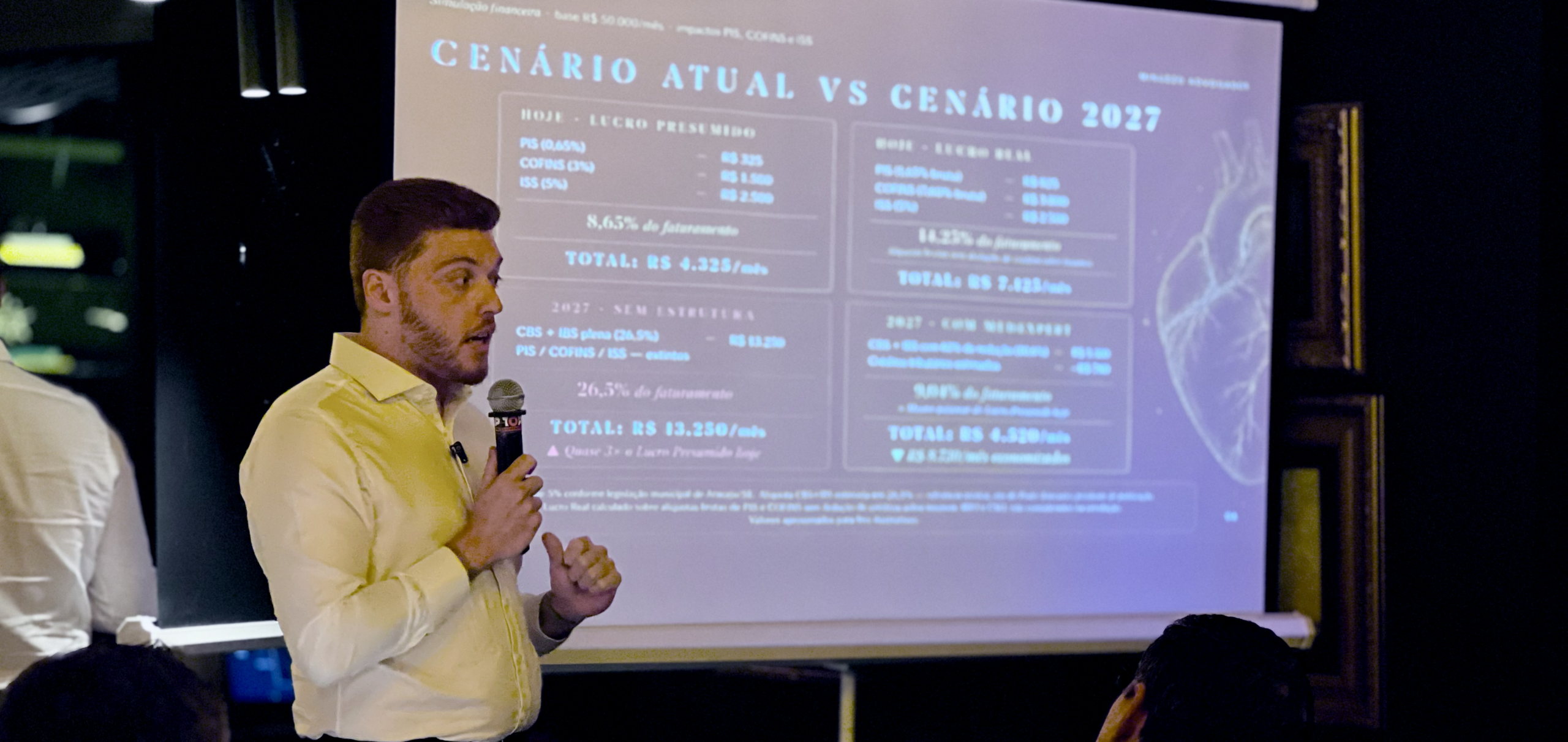Dr. Guilherme Minuzzo fala sobre mudanças tributárias para médicos, clínicas e  consultórios em jantar estratégico na CB Osteria